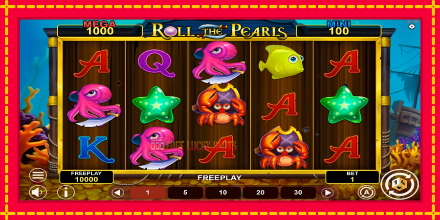 Roll The Pearls Hold & Win: สล็อตแมชชีนพร้อมกราฟิกที่ทันสมัย, รูปภาพ 2