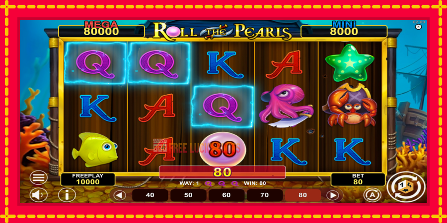 Roll The Pearls Hold & Win: สล็อตแมชชีนพร้อมกราฟิกที่ทันสมัย, รูปภาพ 3