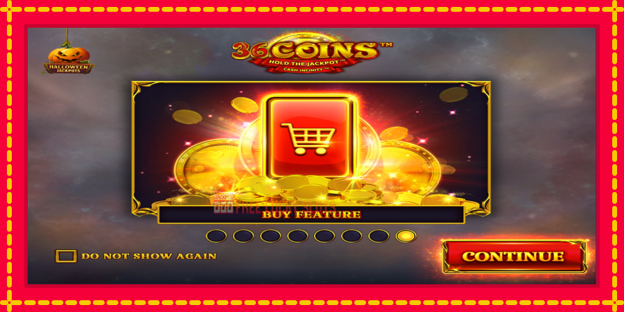 36 Coins Halloween Jackpots: สล็อตแมชชีนพร้อมกราฟิกที่ทันสมัย, รูปภาพ 1