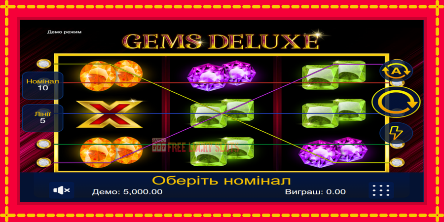 Gems Deluxe: สล็อตแมชชีนพร้อมกราฟิกที่ทันสมัย, รูปภาพ 1