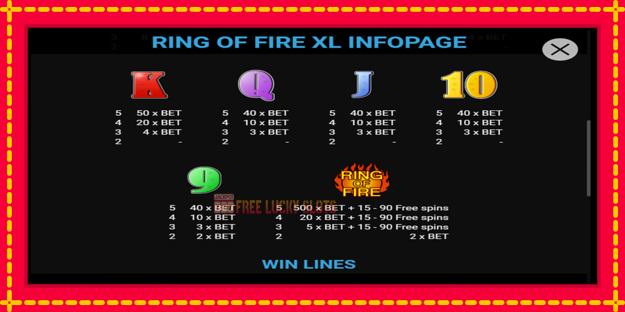 Ring of Fire XL: สล็อตแมชชีนพร้อมกราฟิกที่ทันสมัย, รูปภาพ 3