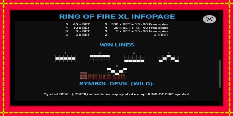 Ring of Fire XL: สล็อตแมชชีนพร้อมกราฟิกที่ทันสมัย, รูปภาพ 4