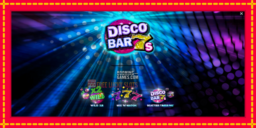 Disco Bar 7s: สล็อตแมชชีนพร้อมกราฟิกที่ทันสมัย, รูปภาพ 1