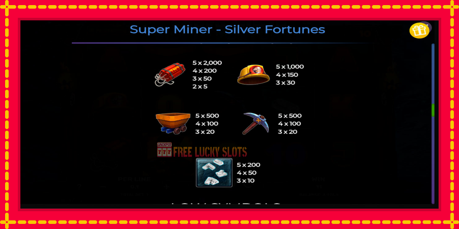 Super Miner Silver Fortunes: สล็อตแมชชีนพร้อมกราฟิกที่ทันสมัย, รูปภาพ 6