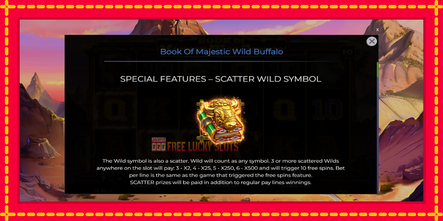 Book of Majestic Wild Buffalo: สล็อตแมชชีนพร้อมกราฟิกที่ทันสมัย, รูปภาพ 5