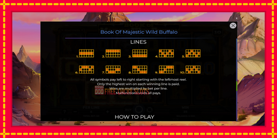 Book of Majestic Wild Buffalo: สล็อตแมชชีนพร้อมกราฟิกที่ทันสมัย, รูปภาพ 7