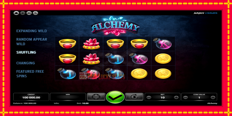 Alchemy: สล็อตแมชชีนพร้อมกราฟิกที่ทันสมัย, รูปภาพ 1