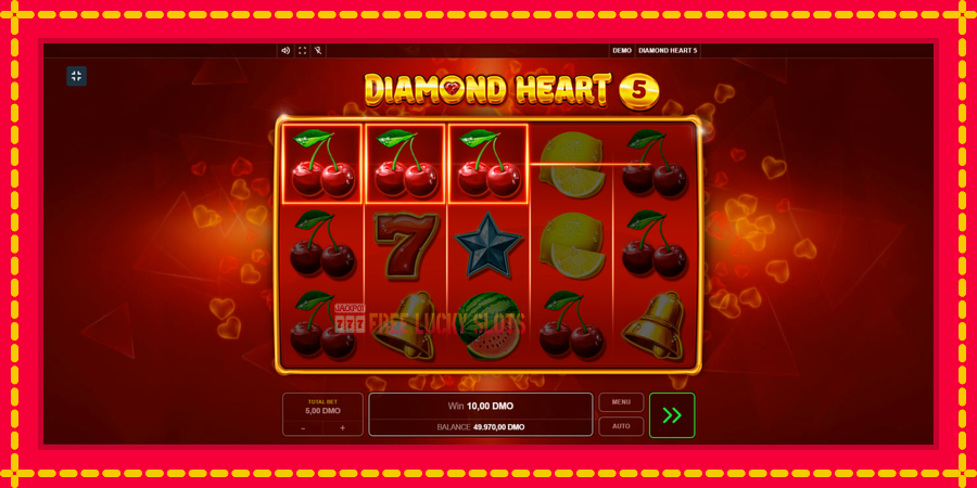 Diamond Heart 5: สล็อตแมชชีนพร้อมกราฟิกที่ทันสมัย, รูปภาพ 2