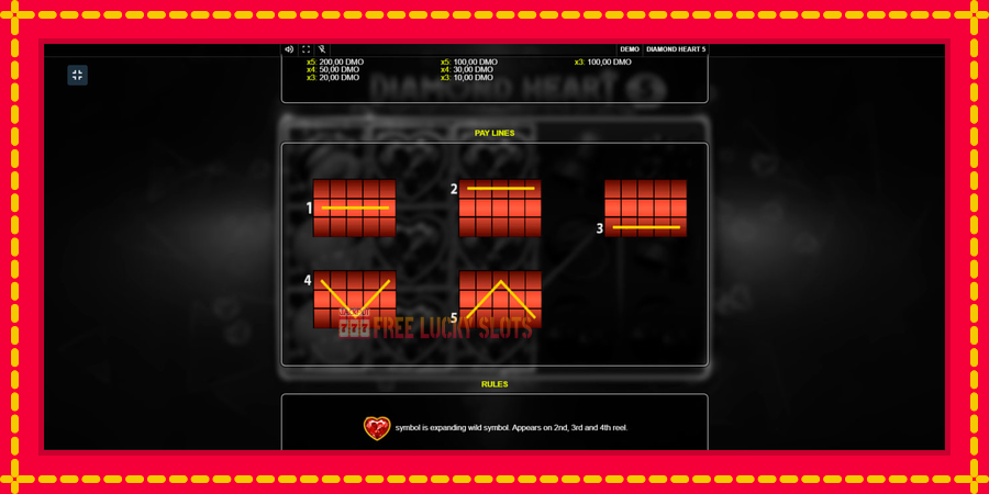 Diamond Heart 5: สล็อตแมชชีนพร้อมกราฟิกที่ทันสมัย, รูปภาพ 7