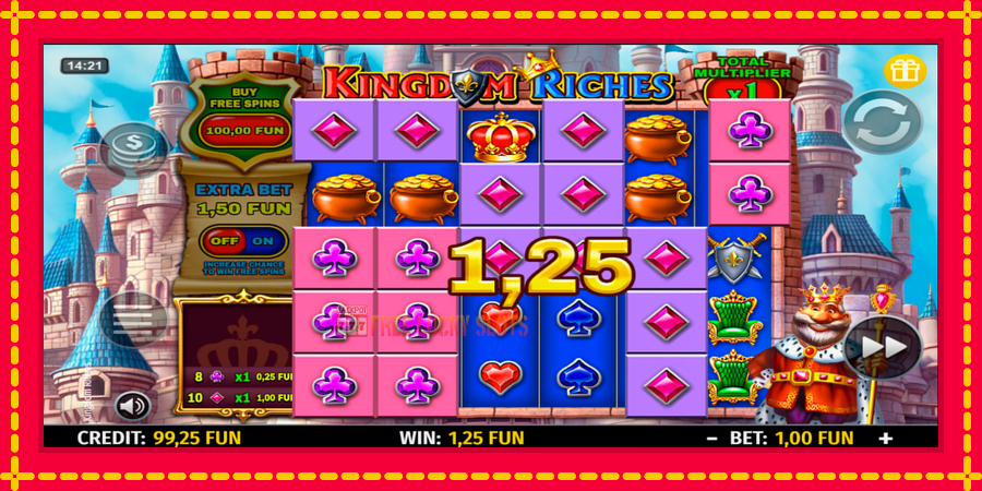 Kingdom Riches: สล็อตแมชชีนพร้อมกราฟิกที่ทันสมัย, รูปภาพ 2