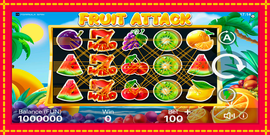 Fruit Attack: สล็อตแมชชีนพร้อมกราฟิกที่ทันสมัย, รูปภาพ 1