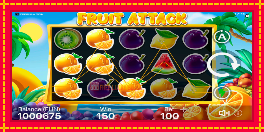 Fruit Attack: สล็อตแมชชีนพร้อมกราฟิกที่ทันสมัย, รูปภาพ 2