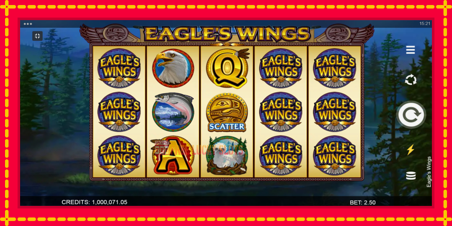 Eagles Wings: สล็อตแมชชีนพร้อมกราฟิกที่ทันสมัย, รูปภาพ 1