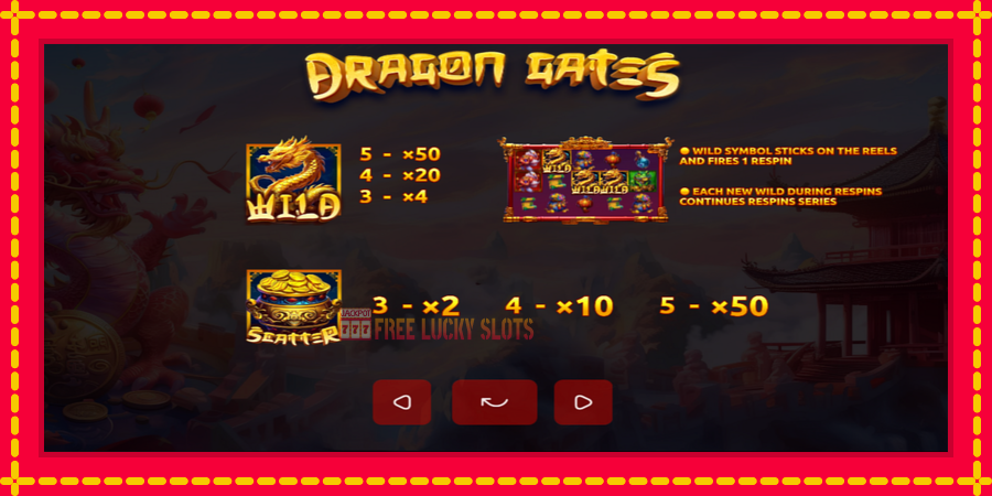 Dragon Gates: สล็อตแมชชีนพร้อมกราฟิกที่ทันสมัย, รูปภาพ 4