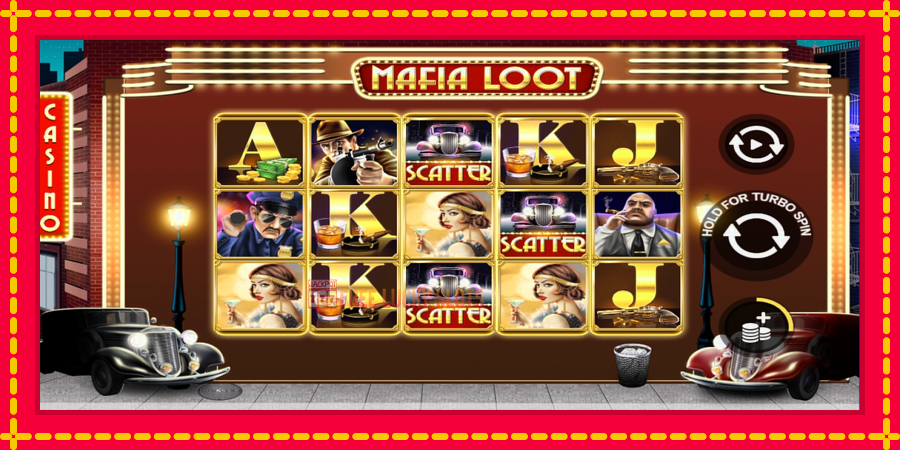 Mafia Loot: สล็อตแมชชีนพร้อมกราฟิกที่ทันสมัย, รูปภาพ 1