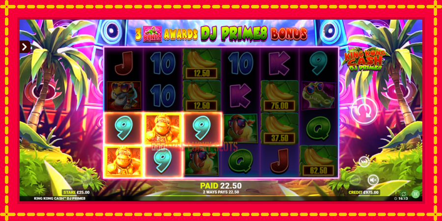 King Kong Cash DJ Prime8 Rapid Fire Jackpots: สล็อตแมชชีนพร้อมกราฟิกที่ทันสมัย, รูปภาพ 3