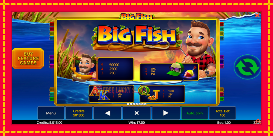 Big Fish: สล็อตแมชชีนพร้อมกราฟิกที่ทันสมัย, รูปภาพ 5