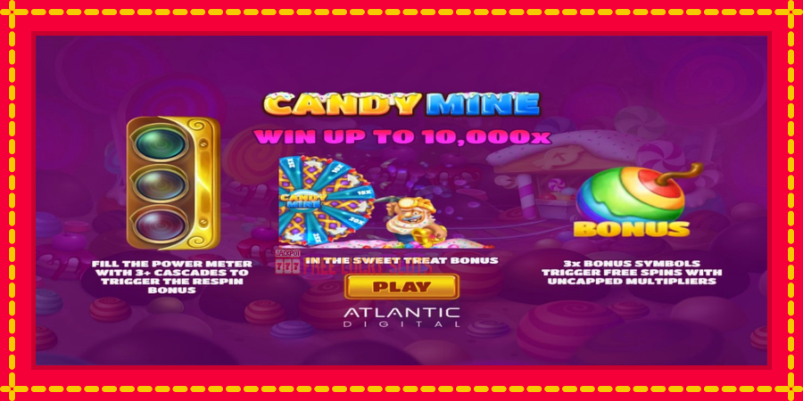 Candy Mine: สล็อตแมชชีนพร้อมกราฟิกที่ทันสมัย, รูปภาพ 1