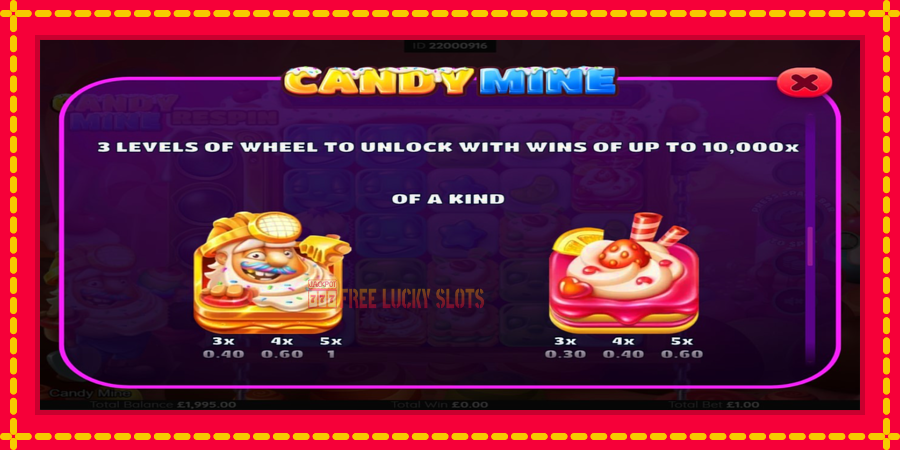 Candy Mine: สล็อตแมชชีนพร้อมกราฟิกที่ทันสมัย, รูปภาพ 7