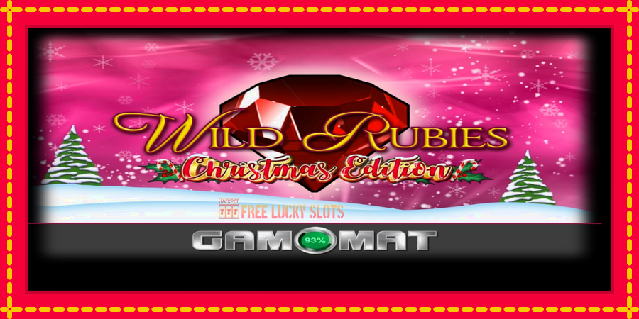 Wild Rubies Сhristmas Edition: สล็อตแมชชีนพร้อมกราฟิกที่ทันสมัย, รูปภาพ 1