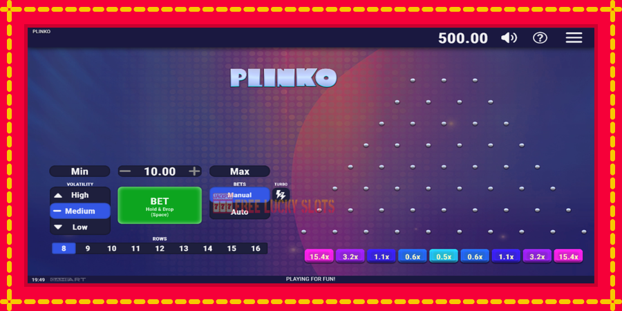 Plinko: สล็อตแมชชีนพร้อมกราฟิกที่ทันสมัย, รูปภาพ 2