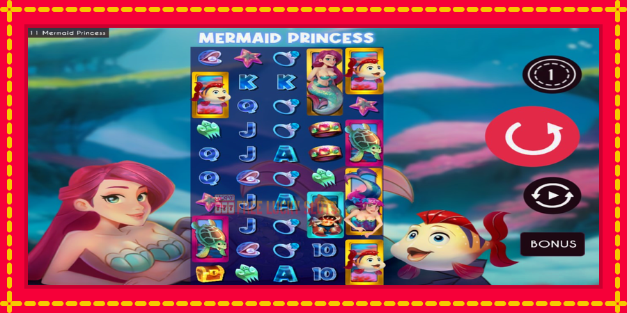 Mermaid Princess: สล็อตแมชชีนพร้อมกราฟิกที่ทันสมัย, รูปภาพ 1