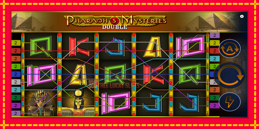 Pharaons Mysteries Double: สล็อตแมชชีนพร้อมกราฟิกที่ทันสมัย, รูปภาพ 2