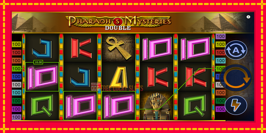 Pharaons Mysteries Double: สล็อตแมชชีนพร้อมกราฟิกที่ทันสมัย, รูปภาพ 3