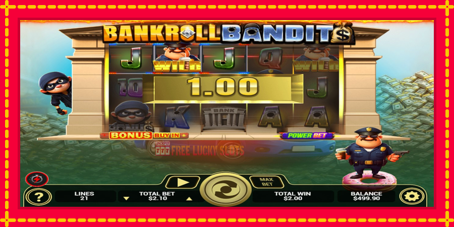 Bankroll Bandits: สล็อตแมชชีนพร้อมกราฟิกที่ทันสมัย, รูปภาพ 2