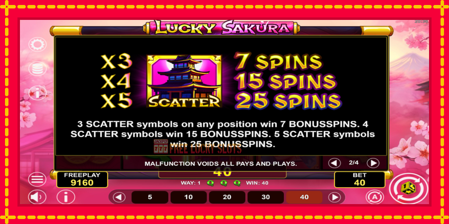 Lucky Sakura Win Spins: สล็อตแมชชีนพร้อมกราฟิกที่ทันสมัย, รูปภาพ 6