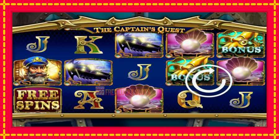 The Captains Quest: สล็อตแมชชีนพร้อมกราฟิกที่ทันสมัย, รูปภาพ 1