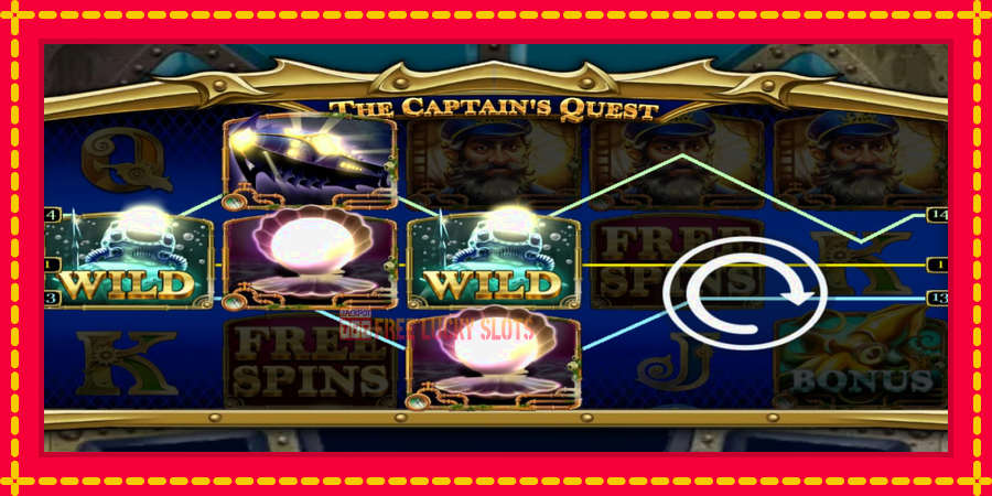 The Captains Quest: สล็อตแมชชีนพร้อมกราฟิกที่ทันสมัย, รูปภาพ 3