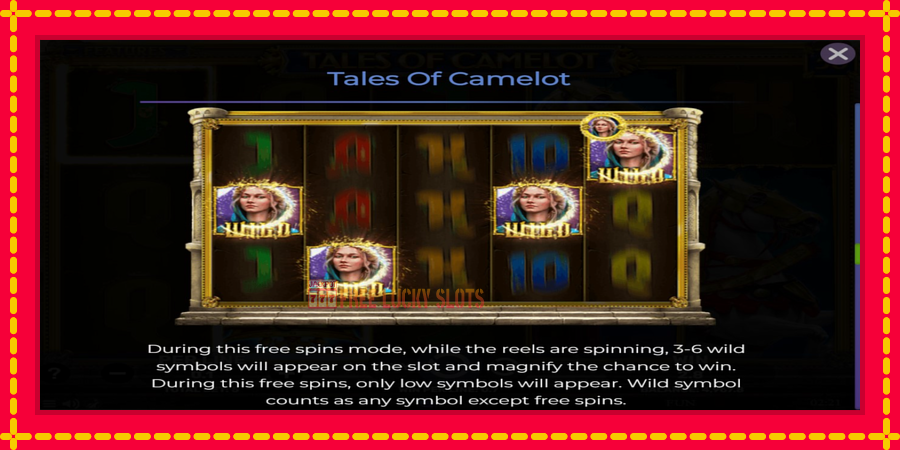 Tales of Camelot: สล็อตแมชชีนพร้อมกราฟิกที่ทันสมัย, รูปภาพ 6