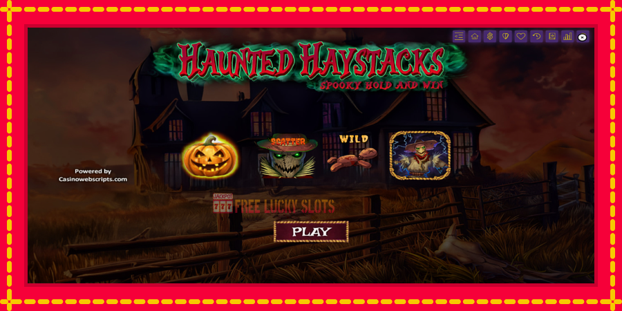 Haunted Haystacks - Spooky Hold and Win: สล็อตแมชชีนพร้อมกราฟิกที่ทันสมัย, รูปภาพ 1