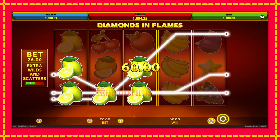 Diamonds in Flames: สล็อตแมชชีนพร้อมกราฟิกที่ทันสมัย, รูปภาพ 3