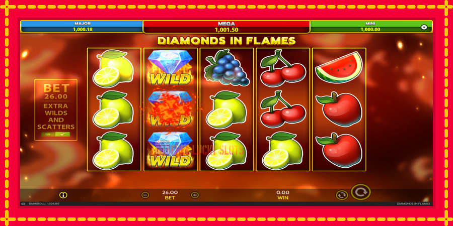 Diamonds in Flames: สล็อตแมชชีนพร้อมกราฟิกที่ทันสมัย, รูปภาพ 5