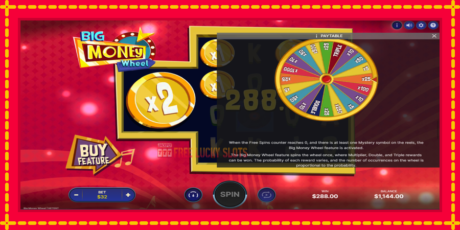 Big Money Wheel: สล็อตแมชชีนพร้อมกราฟิกที่ทันสมัย, รูปภาพ 7