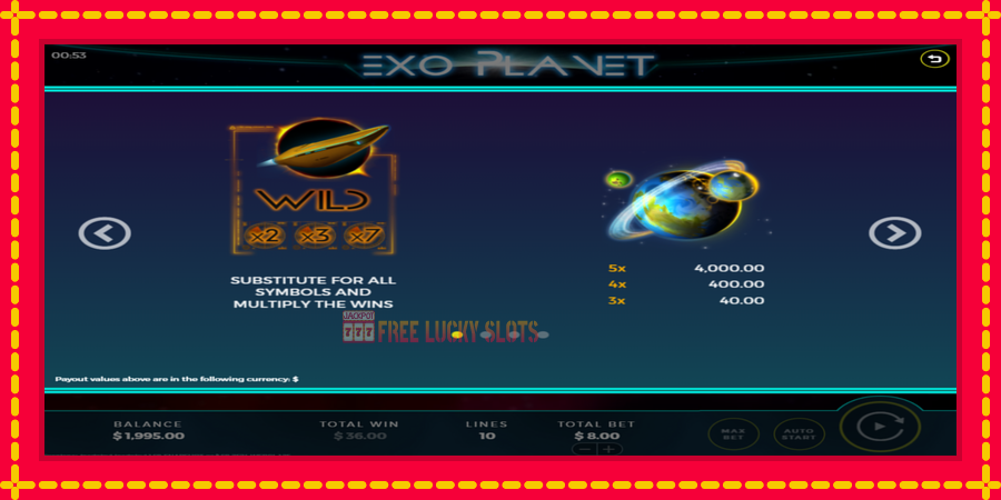 Exo Planet: สล็อตแมชชีนพร้อมกราฟิกที่ทันสมัย, รูปภาพ 4