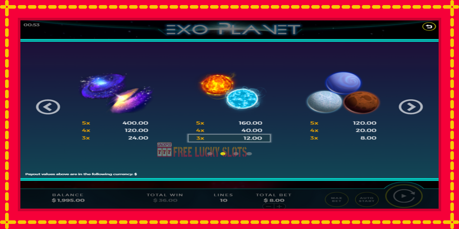 Exo Planet: สล็อตแมชชีนพร้อมกราฟิกที่ทันสมัย, รูปภาพ 5