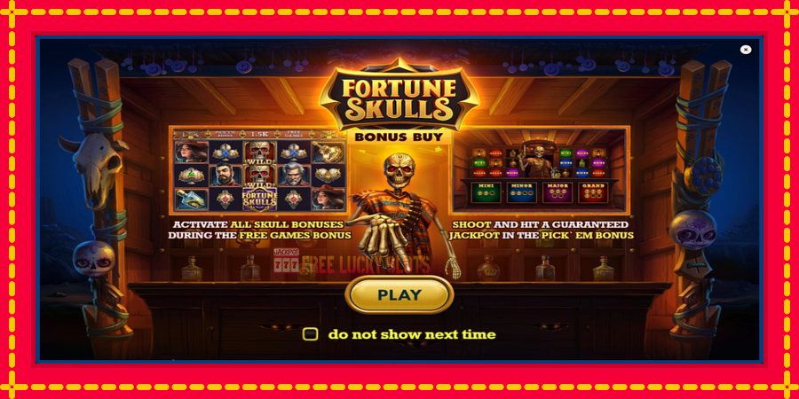 Fortune Skulls Bonus Buy: สล็อตแมชชีนพร้อมกราฟิกที่ทันสมัย, รูปภาพ 1