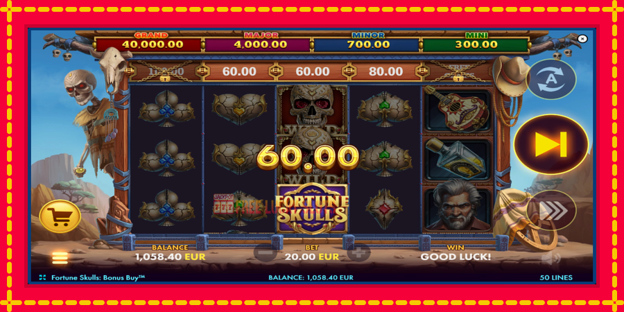 Fortune Skulls Bonus Buy: สล็อตแมชชีนพร้อมกราฟิกที่ทันสมัย, รูปภาพ 3