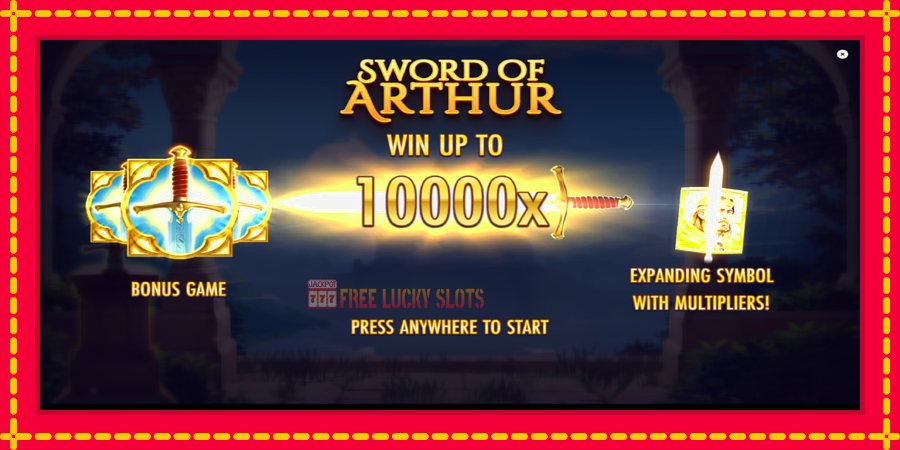 Sword of Arthur: สล็อตแมชชีนพร้อมกราฟิกที่ทันสมัย, รูปภาพ 1