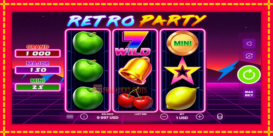 Retro Party: สล็อตแมชชีนพร้อมกราฟิกที่ทันสมัย, รูปภาพ 2