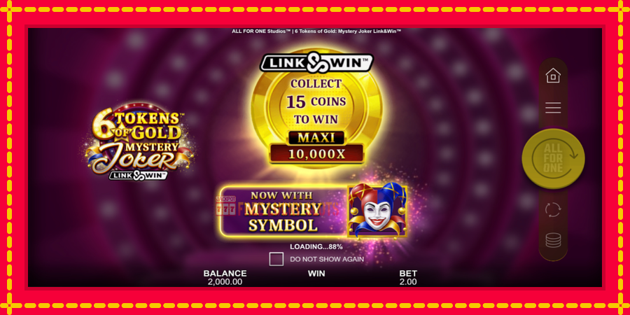 6 Tokens of Gold: Mystery Joker Link & Win: สล็อตแมชชีนพร้อมกราฟิกที่ทันสมัย, รูปภาพ 1