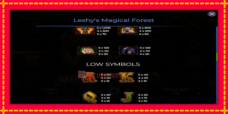 Leshys Magical Forest: สล็อตแมชชีนพร้อมกราฟิกที่ทันสมัย, รูปภาพ 6