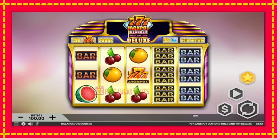 777 Jackpot Diamond Hold and Win Deluxe: สล็อตแมชชีนพร้อมกราฟิกที่ทันสมัย, รูปภาพ 2