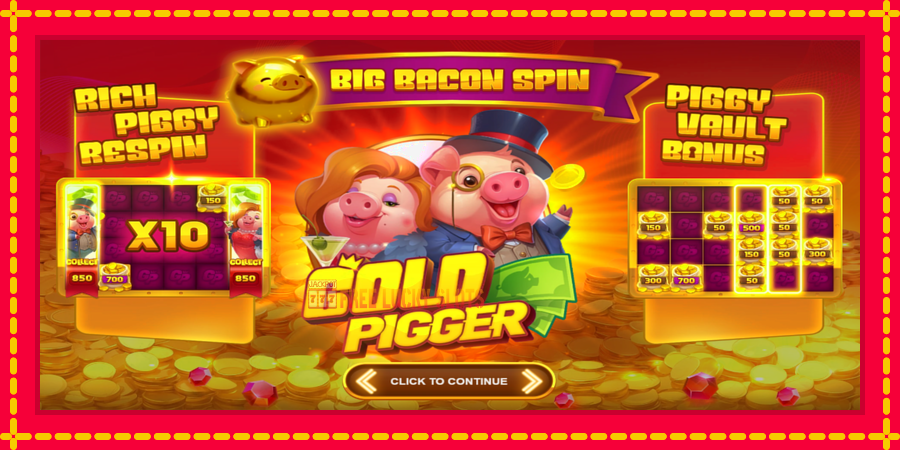 Gold Pigger: สล็อตแมชชีนพร้อมกราฟิกที่ทันสมัย, รูปภาพ 1