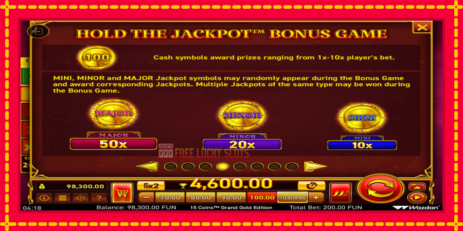 15 Coins Grand Gold Edition Score The Jackpot: สล็อตแมชชีนพร้อมกราฟิกที่ทันสมัย, รูปภาพ 6