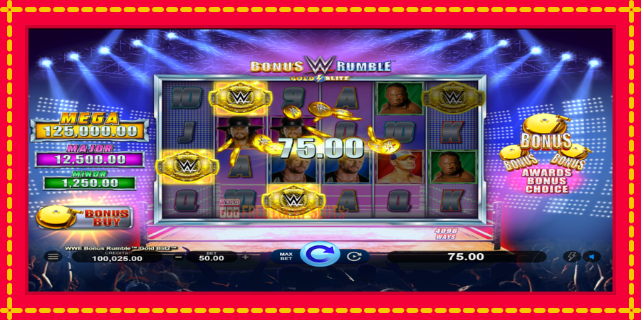 WWE Bonus Rumble Gold Blitz: สล็อตแมชชีนพร้อมกราฟิกที่ทันสมัย, รูปภาพ 2