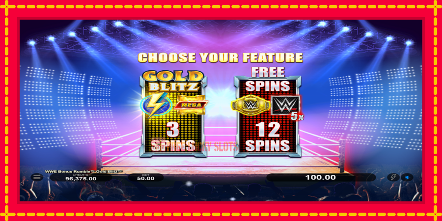 WWE Bonus Rumble Gold Blitz: สล็อตแมชชีนพร้อมกราฟิกที่ทันสมัย, รูปภาพ 3